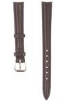 Nagata Curea de ceas din piele mata, 12 mm x 10 cm, maro inchis - ellegant