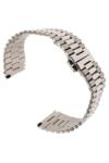 Nagata Curea de ceas din metal, 20 mm x 18 cm, argintiu - ellegant