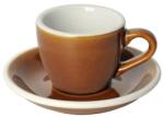 LOVERAMICS Egg - Espresso 80 ml Cup and Saucer - Caramel