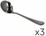 Barista Space Set de 3 linguri de cupaj negru Tacam