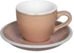 LOVERAMICS Egg - Espresso 80 ml Cup and Saucer - Rose