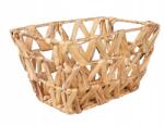 Tin Tours Téglalap Alakú Boho Vízi Jácint Kosár 23x17x14 cm (QM-22-530.S)