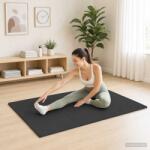 vidaXL Мокети 40 бр. Черно 14, 4 м2 EVA Пяна (42040738)