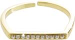 JSB Bijoux Egyenes, Swarovski kristálykövekkel aranyozott, Golden Shadow 92700531ggsh (Ag92