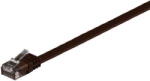 Goobay Patch cable Cat6 U/UTP flat brown 0, 50m - bright brown (95879) - vexio