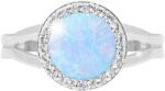 JSB Bijoux Opál Swarovski kristály kövekkel Light Blue 92700025l-bl (Ag925/1000, 2, 3 g)