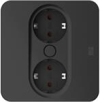 Bachmann Contact pentru încorporare Bachmann - TWIST 2, 2x Schuko, 2 m, pătrat, negru (946.101)