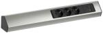 Bachmann Prelungitor Bachmann - CASIA 2, 3x Schuko, USB A+C, 2 m, inox (932.006)