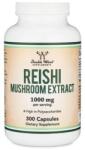 Double Wood Supplements Extract de ciupercă Reishi, 300 capsule, Double Wood