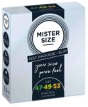 Mr. Size 3 бр. Презервативи с различен размер (47-49-53 мм) Mister Size