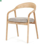 Artium Jídelní židle, přírodní, dřevo, DCH-V3202 CRM2