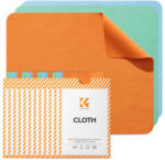 K&F Concept mikroszálas tisztítókendő, 12 darabos szett (narancs/zöld/kék) (K&F CONCEPT 12 Pack Lens Cleaning Cloth - Microfiber Cleaning Cloth - Glasses Cleaning Cloths - Eyeglass Lens Cleaner - Eyeglasses, Came