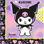 Disney Hello Kitty Kuromi szalvéta 20 DARABOS, 33x33 cm FSC Nr3