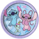 Disney Lilo és Stitch, A csillagkutya papírtányér, party tányér 8 DARABOS, 23 cm FSC Nr4