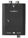 Nedis sztereó audio-digitális átalakító/1 utas/2 db Rca aljzat (KABNED1263)