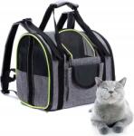 CE Kutya-macska szállító táska 5kg-ig 35x23x28cm Szürke (X001J1MPL9)