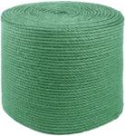vidaXL Franghie din Jute Verde 100% jute Tossa GartenMobel Dekor (42011754)