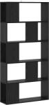 vidaXL Biblioteca Stejar negru 80, 5 x 23, 5 x 162, 5 cm PB GartenMobel Dekor (8010956) Biblioteca