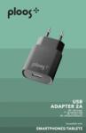 PLOOS Зарядно устройство ploos 220v usb 2a черно (220v usb 2a черно)