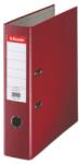 Esselte Biblioraft A4, plastifiat PP, margine metalica, 75 mm, ESSELTE Economy - visiniu visiniu A4 Biblioraft plastifiat 75 mm (ES-11276)