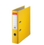 Esselte Biblioraft A4, plastifiat PP, margine metalica, 75 mm, ESSELTE Economy - galben (ES-10782)