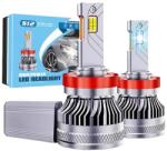 AutoREY Becuri LED Auto H1 AutoREY® SUPER CSP, Iluminare 360° pentru fiecare bec! Cu cipuri CSP 6000K Alb Rece, 136W 30.000LM Canbus, fara eroare de bec ars (AR-23)