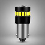 AutoREY Bec LED Alb Rece cu soclu BAY9S H21W, 18 SMD 3030+3014, 9W, Canbus DC12V-48V, pentru Numar Inmatriculare, Interior si Plafon Auto, fara eroare de bec ars AutoREY® (AI20-32)