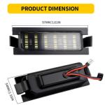 Autorey Set 2 Lampi LED Numar Inmatriculare 18SMD 6000K Canbus Plug & Play Fara Eroare Hyundai i30 (GD) i30 CW (GD) i30 5D Hatchback, Accent, Elantra GT, Kia PRO Ceed, Kia Ceed MK2 AutoREY® (AI20-05)