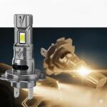 AutoREY Set 2 Becuri LED H7 AUTOREY Premium 20000LM 4300K 35W 12V-24V Plug & Play Lumina Alb Natural Tehnologie CSP Faruri Proiectoare Ceata Auto Camion (AI25-01)