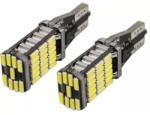 AutoREY Set 2 becuri LED T15 W16W Canbus AutoREY®, 45 leduri, SMD 4014, 2000 lumeni 12V, cu radiator racire, pentru lumini pozitii, portbagaj, plafoniera, puddle light oglinzi, lumini ambientale, semnalizare,