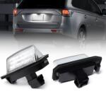 Autorey Set 2 Lampi LED Numar Inmatriculare Auto 18SMD 6000K Canbus Plug & Play Fara Eroare Mitsubishi Outlander Lancer Eclipse Peugeot 4007 ION Citroen C-Crosser C-Zero AutoREY® (AI20-04)