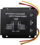 AutoREY Convertor 24v in 12v 10 Amperi pentru Camioane, Auto, Tir, Utilaje, coborator de tensiune (AR-76)