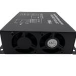 Autorey Convertor 24V in 12V 100A cu 2 Ventilatoare AutoREY®, Pentru Camioane, Auto, Tir, Utilaje, Protectie Suprasarcina, Rezistent la Apa si Socuri, Putere Continua 900W, Instalare Usoara, Performanta Ridic