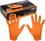 NEO TOOLS Mănuși perforate din nitril, portocalii, 50 bucăți, mărimea L 97-690-L (97-690-L)