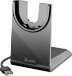 HP Casti Head-band HP Poly Voyager USB-A Charging Stand, Wired, Negru (783R6AA)