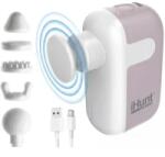 iHunt Pistol masaj cu percutie PulseGun Ultra, Vibromasaj, Alb/Roz (00003508) Aparat de masaj
