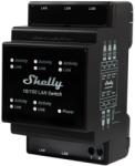 Shelly Суич Shelly - LAN, 5x RJ45, DIN шина, черен (3800235266830)