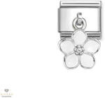 NOMINATION "Fehér virág" charm - 331805-22