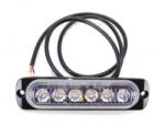  6 LED-es stroboszkóp, sárga - E jeles - 12-24V W13891-1