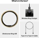 Ultrahuman Ring Air - Smart Ring, Charger, USB Cable / Size-11- Air_Gold (UHRA-AG-11)