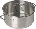 Pyrex INFINITY lábas üvegfedővel, rozsdamentes acél, 4 l, 24 cm (SR24AEX/8042)