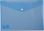 Deli Mapa plastic cu buton a4 albastra Deli - Set 10 (DLE5505B)