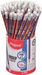 Maped Графитен молив с гумичка, HB, триъгълен, MAPED "BlackPeps Navy" 851859 (851859)