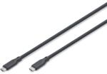 ASSMANN Cablu de date Digitus by Assmann AK-300350-005-S, Thunderbolt 5 (USB4 v2) male - Thunderbolt 5 (USB4 v2) male, 0.5 m, Black (AK-300350-005-S)