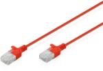 ASSMANN Patch Cord Digitus by Assmann DK-1618-020S-R, U/UTP, Cat. 6, 2 m, Red (DK-1618-020S-R)