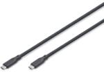 ASSMANN Cablu de date Digitus by Assmann AK-300350-015-S, Thunderbolt 5 (USB4 v2) male - Thunderbolt 5 (USB4 v2) male, 1.5 m, Black (AK-300350-015-S)