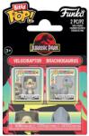 Funko Set de figurine Funko Bitty POP! Movies: Jurassic Park - Velociraptor & Brachiosaurus (FK94199) Figurina