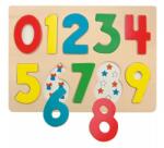 Woodyland Puzzle на дъска „Числа с калинки (90325)
