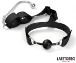 Latetobed Топка за уста с анална кука и ограничители за китки ltb