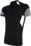 Sensor Tricou de ciclism pentru bărbați Cyklo Race Black/White M
